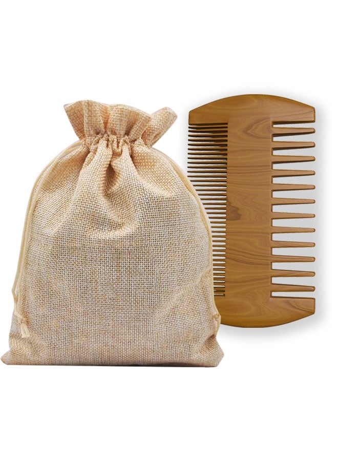 Beard Grooming Kit for Men Natural Boar Bristle Brush Dual Sided Beard Comb Beard Scissors and Care Essentials Set - Image 3