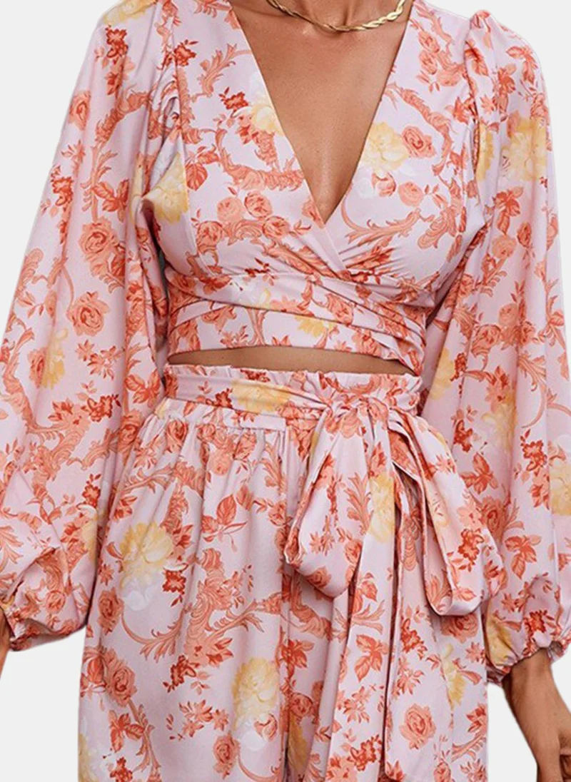 YUNIQEE Pink Printed Jumpsuit