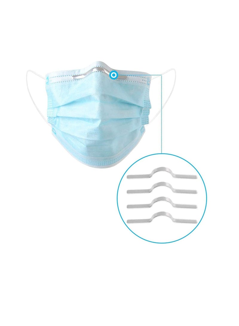 Y&D Nose Bridge Strip100PCS Clips for Face Masks Aluminum Strips Adjustable Metal Masks DIY Mask Making Accessories Sewing Crafts - Image 5