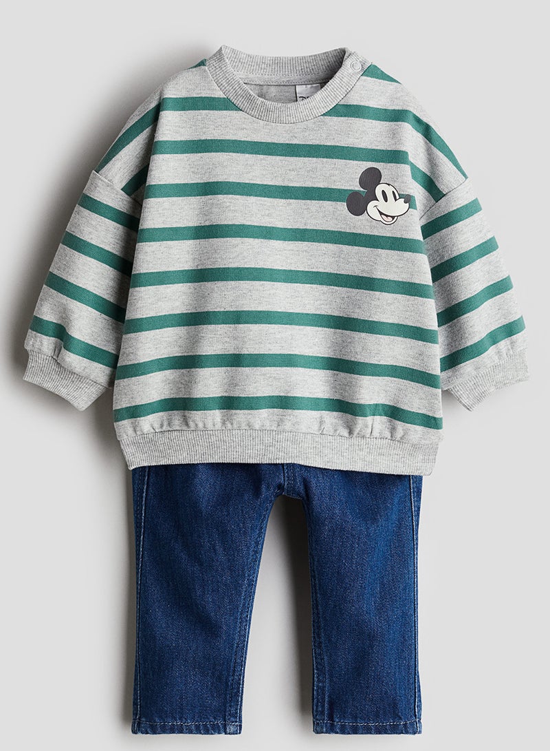 H&M 2-Piece Sweatshirt And Joggers Set  - Image 1