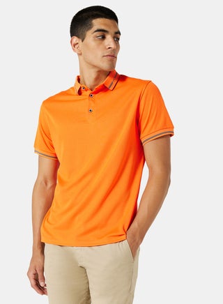 Basic Collared Pique Polo
