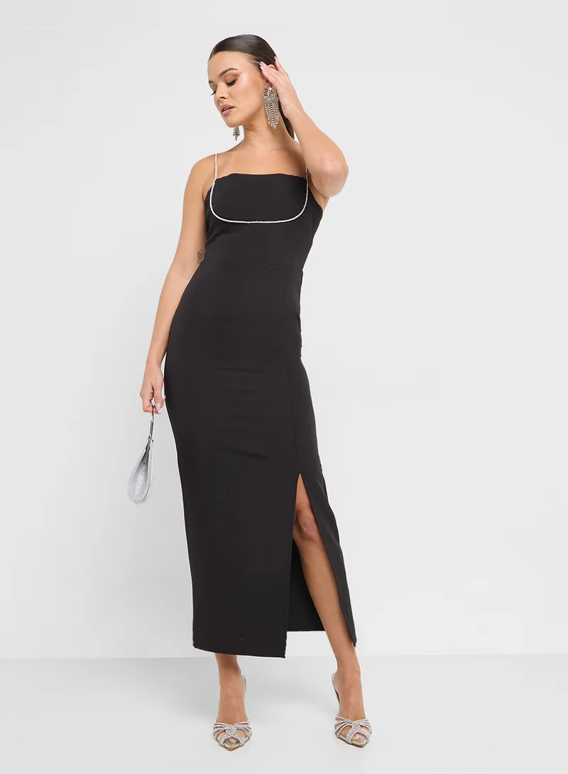 Ella Limited Edition Black Midi Dress