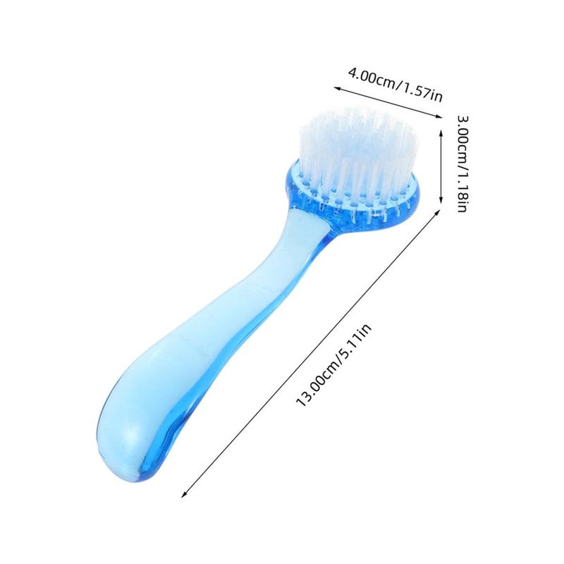 Large Blue Facial Cleansing Brush Set 3Pcs Soft Bristles For Deep Pore Cleansing Exfoliating Makeup Removal - Image 3