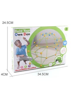 ZCM-HAPPY Indoor Children's Mosaic Building Castle Tent Tunnel Toys  - Image 5