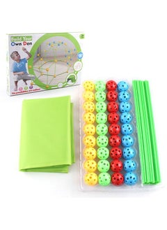ZCM-HAPPY Indoor Children's Mosaic Building Castle Tent Tunnel Toys  - Image 1