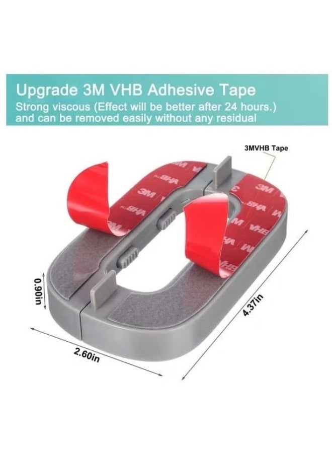 FALMER 2-Piece Fridge Freezer Door Lock Latch White - Image 5