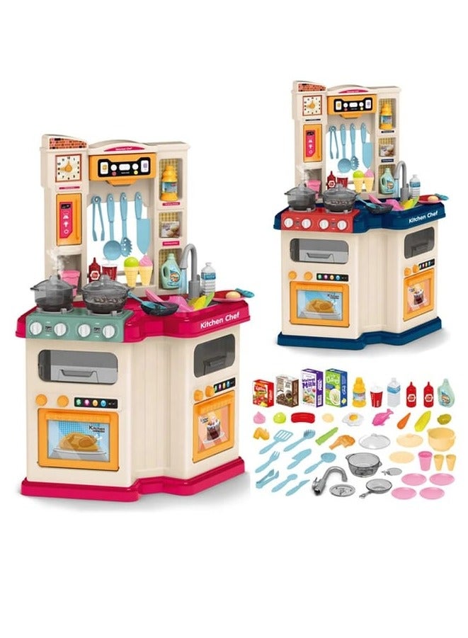 كيتشن مجموعة لعب مطبخ الشيف الموهوب من ليتل شيف، متعددة الألوان - 67 قطعة - Image 2
