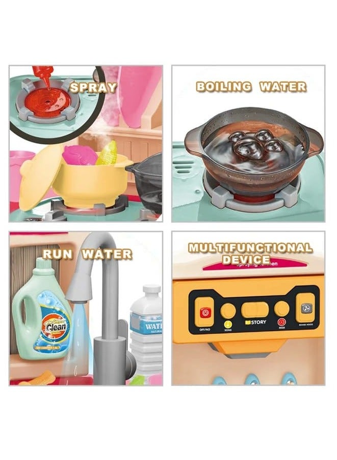 كيتشن مجموعة لعب مطبخ الشيف الموهوب من ليتل شيف، متعددة الألوان - 67 قطعة - Image 5