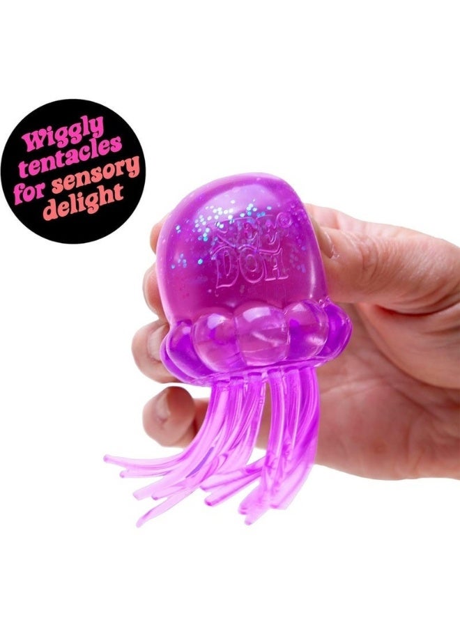 Needoh NEE DOH Jelly Squish | Jelly-like Stress-Relieving Toy with Swinging Tentacles - A Sensory Relief Tool (Purple) - Image 2
