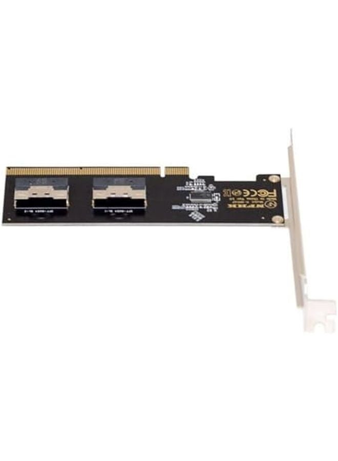 Half Height PCIe X16 SFF8654 4i 8i Host Bus Adapter Card Black Color - Image 5