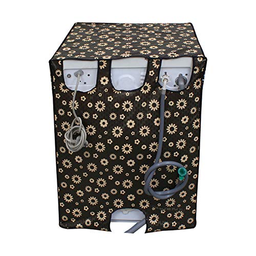 Lithara Waterproof Front Load Washing Machine Cover For 6 kg, 6.2 Kg, 6.5 Kg, 7 Kg (Design_35) - Image 3