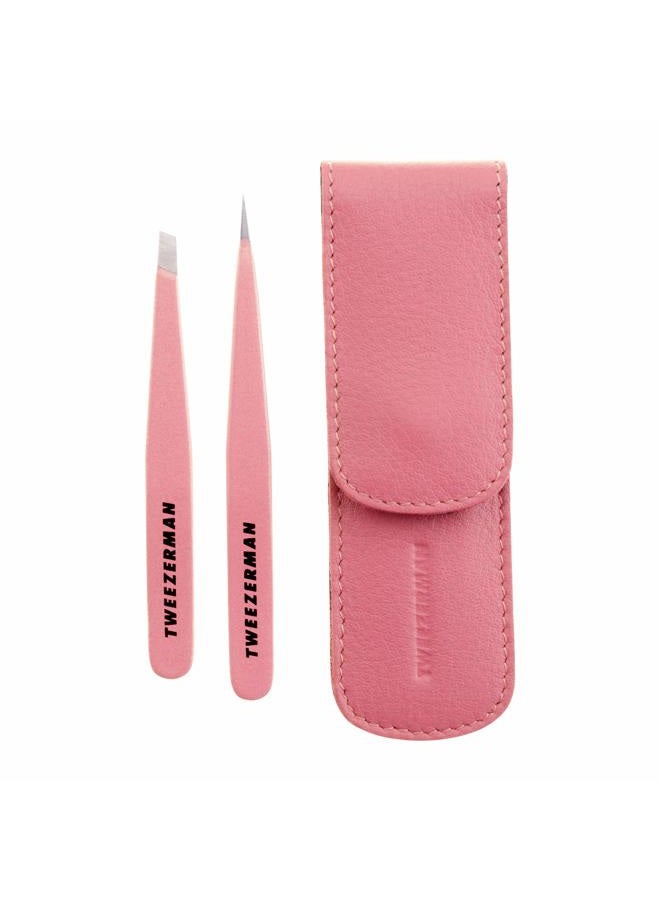Tweezerman مجموعة ملاقط الشاي الوردية الحصرية - Image 1