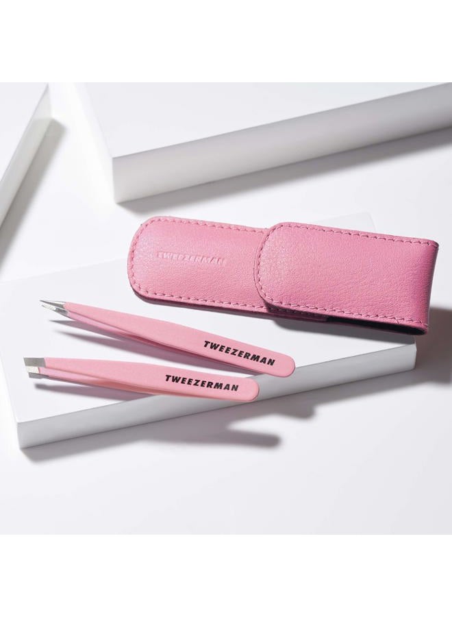Tweezerman مجموعة ملاقط الشاي الوردية الحصرية - Image 4
