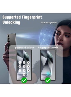 X-level [2 Pack] Samsung Galaxy S24 Ultra Privacy Screen Protector,Support Fingerprint Unlock Film Protector for S24 Ultra,9H Hardness Tempered Glass Dispaly Protection,Anti-Scratch Anti-drop Case Friendly  - Image 2