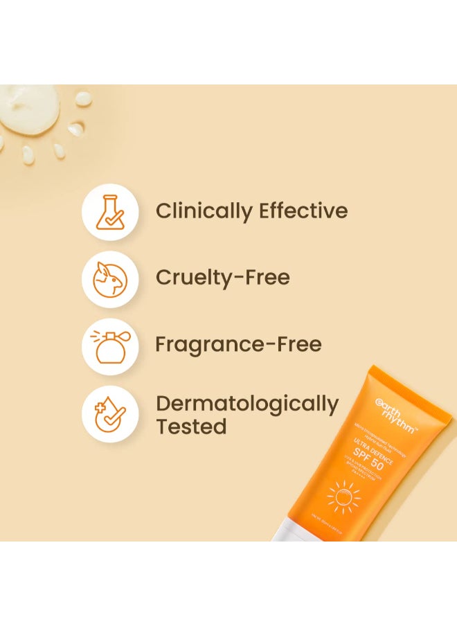 Earth Rhythm - Spf 50 - Hybrid Sun Fluid (Tube) Pa+++ Ultra Defence Uva Uvb Protection Liposomal Encapsulated Technology - Image 1