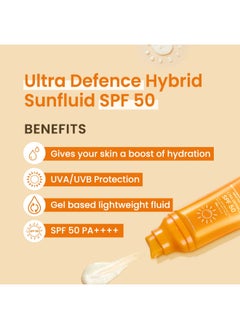 Earth Rhythm Spf 50 - Hybrid Sun Fluid (Tube) Pa+++ Ultra Defence Uva Uvb Protection Liposomal Encapsulated Technology  - Image 3