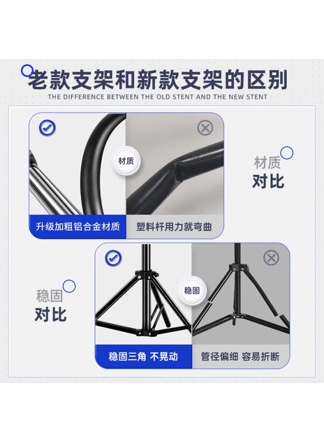 BEIYANG Photography Backdrop Stand, Pvc Board Gradient Soft Light Paper Backdrop Frame, Photography Studio Backdrop Stand, Photography Equipment, 200*200 T-shaped Frame - Image 4