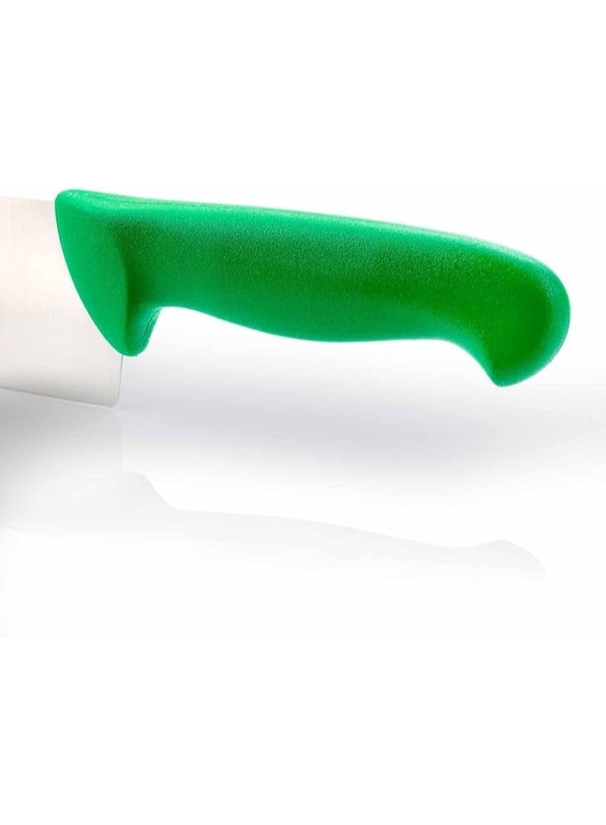 Arcos Chef s Knife 10 Inch (250 mm), NITRUM Stainless Steel Blade, Ergonomic Polypropylene (PP) Grip, Professional Kitchen Knife, Made in Spain (Green, 25 cm) - Image 2