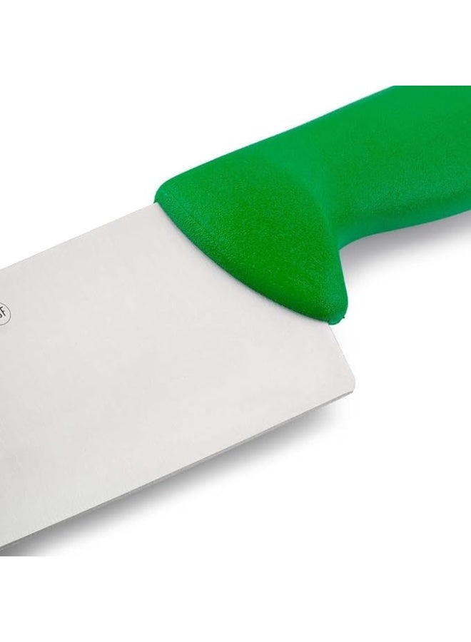 Arcos Chef s Knife 10 Inch (250 mm), NITRUM Stainless Steel Blade, Ergonomic Polypropylene (PP) Grip, Professional Kitchen Knife, Made in Spain (Green, 25 cm) - Image 3