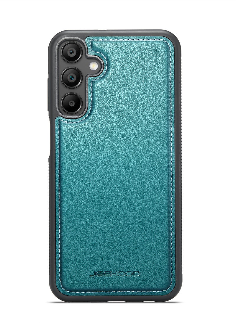JEEHOOD CaseMe Phone Case Compatible with Samsung Galaxy A55 Luxury PU Leather Back Cover Cover Compatible with Samsung Galaxy A55 - Green - Image 3