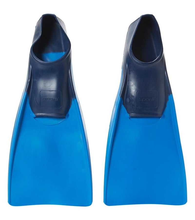 Sporti AdultKids Long Swim Fins Floating Fin for Swimming Snorkeling Swim Flippers for Training BlueNavy M 89 W 910 - Image 2