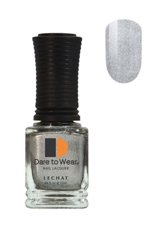 Lechat Nail Polish Super Shine Long Wear Lacquer Quick Drying Nail Color Resists Chips Fading Lasts Up To 3 Weeks Precise Application In One Stroke Nail Paint The Silver Screen Dw80