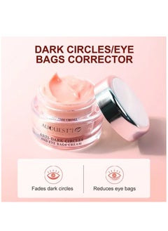 AuQuest Anti Dark Circles & Eye Bags Cream Reduce Wrinkle Dark Circles Puffiness & Eye Bags Under Eye Cream for Dark Circles and Puffiness Delicate Skin Under Eye with Peptides & Caffeine 20g  - Image 4