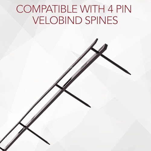 GBC Binding Machine, Manual 200 Sheet Binding Capacity, Electric Punches 24 Sheets, VeloBind V110E (7704260) - Image 2