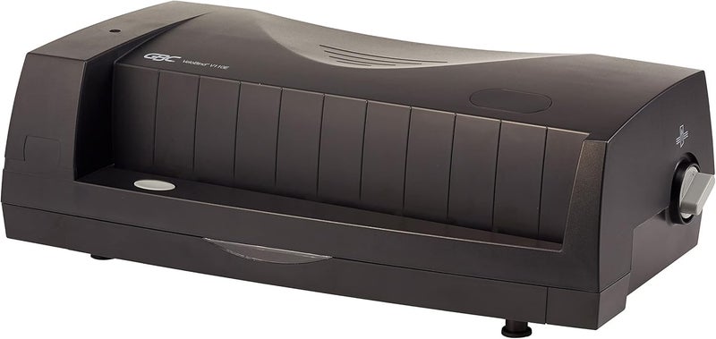 GBC Binding Machine, Manual 200 Sheet Binding Capacity, Electric Punches 24 Sheets, VeloBind V110E (7704260) - Image 1