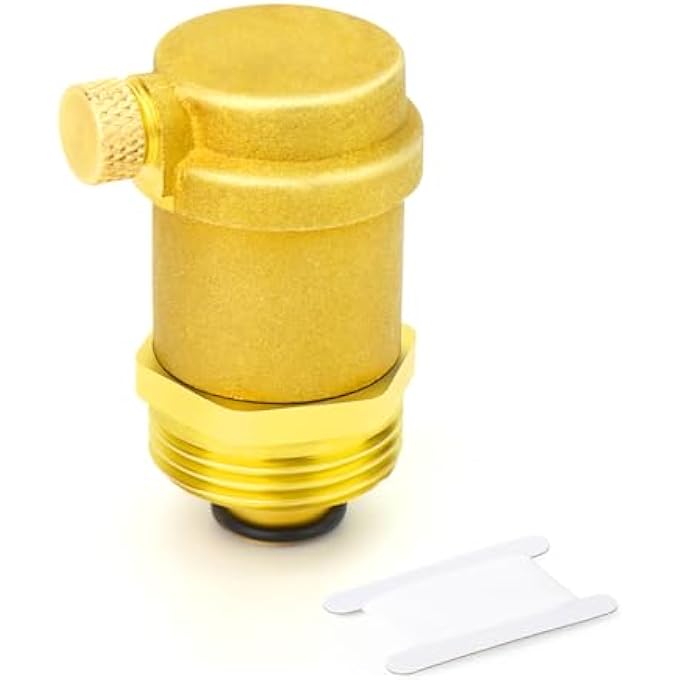 AUTOMATIC AIR VENT VALVE, 1/2" DN15 AIR RELEASE VALVE, BRASS AIR BLEED VALVE, FOR SOLAR WATER HEATER AND HVAC SYSTEM - Image 2