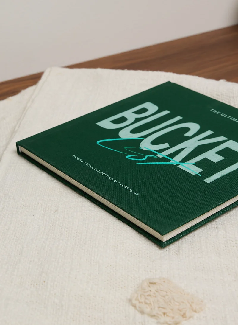 Typo Green Bucket List Journal Diary