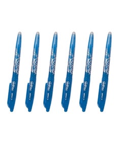 PILOT 6-Piece Ball Frixion Erasable Pen Blue Color  - Image 2