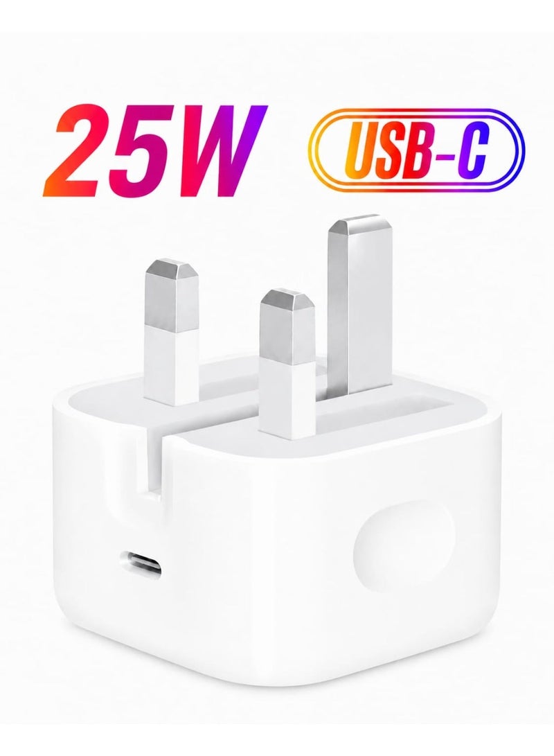 ZEROSPACE USB-C 25W Power Adapter, White - Image 1