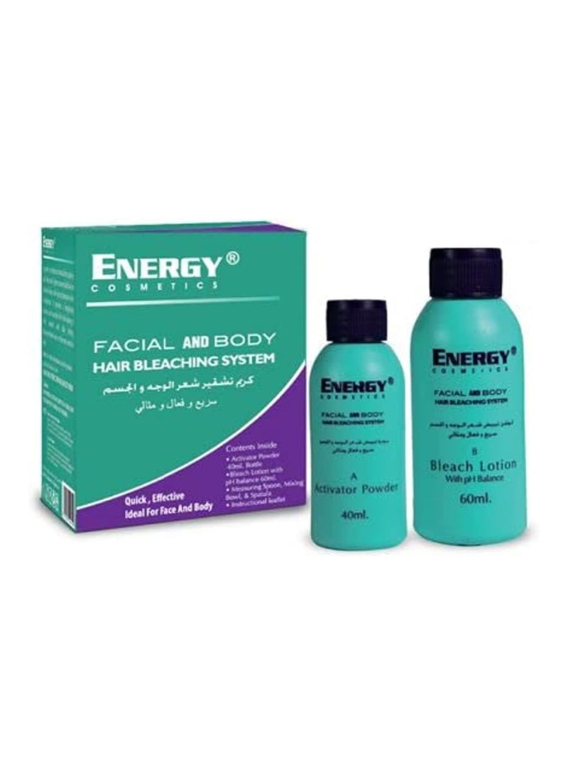 Energy Facial And Body Hair Bleaching System