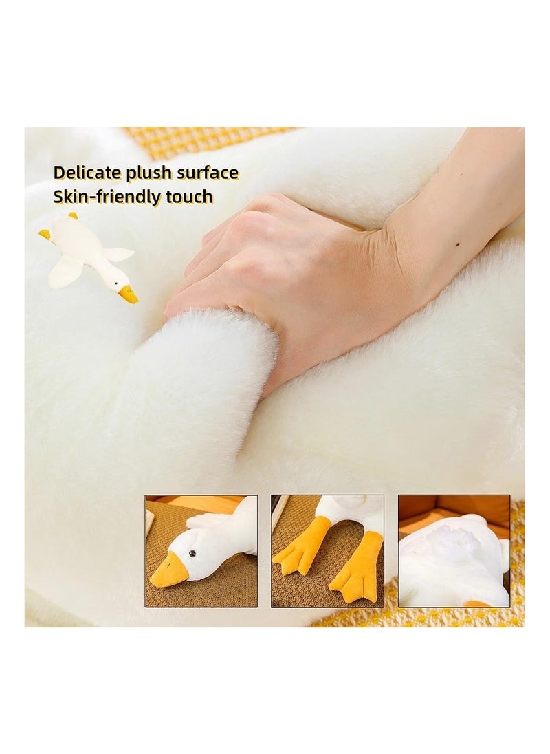 Generic - 160cm Giant White Goose Plush Toy, Stuffed Animal Pillow, Pillow Gift for Everyone - Image 1