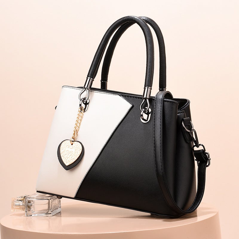 Women'S Bag 2022 New Simple Casual Mother Bag Atmospheric Women'S Handbag Korean Color-Matching Shoulder Crossbody Bag Trendy - Image 3