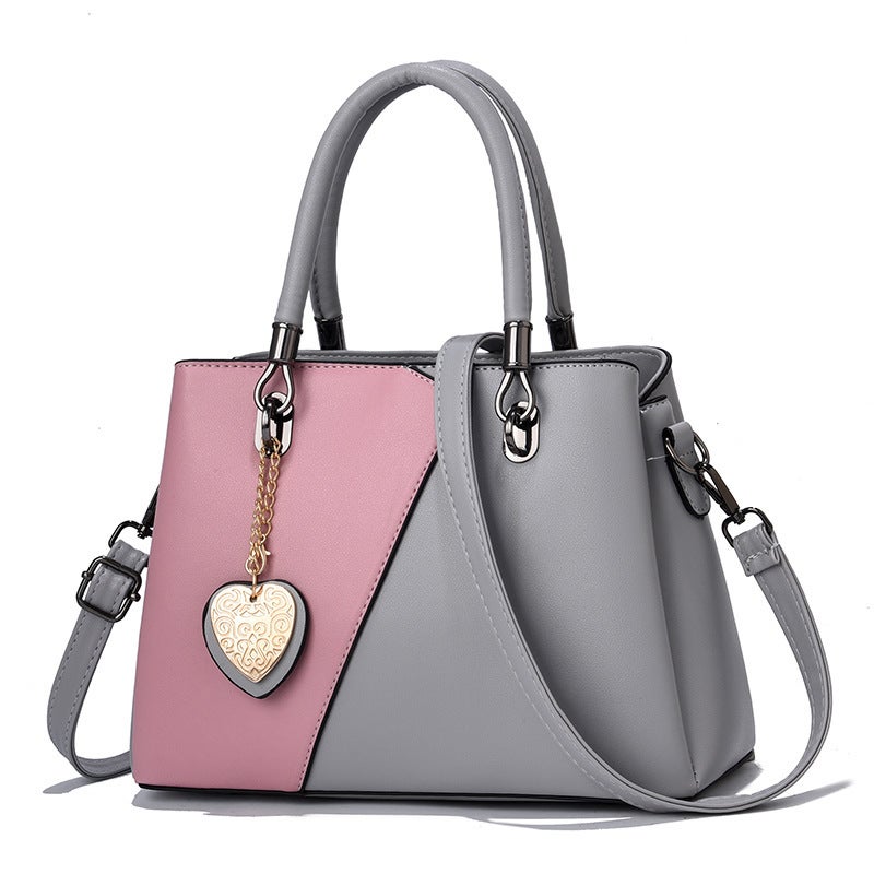 Women'S Bag 2022 New Simple Casual Mother Bag Atmospheric Women'S Handbag Korean Color-Matching Shoulder Crossbody Bag Trendy - Image 2