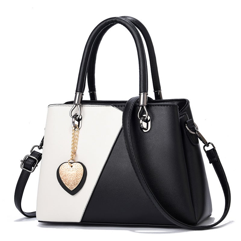 Women'S Bag 2022 New Simple Casual Mother Bag Atmospheric Women'S Handbag Korean Color-Matching Shoulder Crossbody Bag Trendy - Image 1
