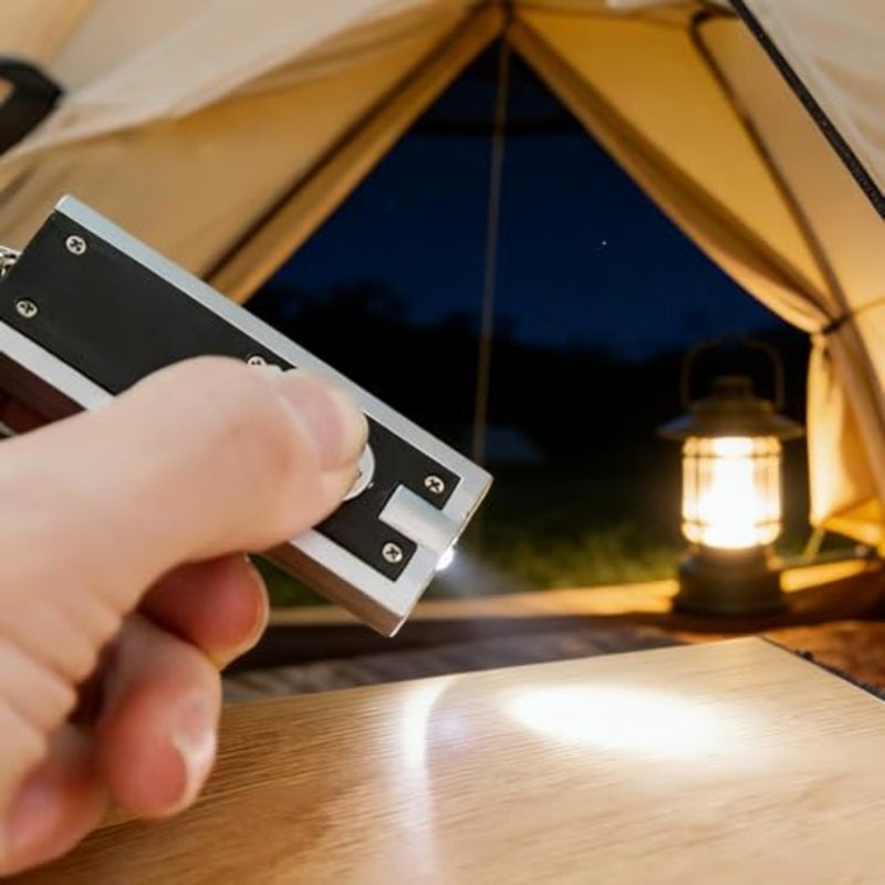 PCS Mini Keychain Flashlights Bulk, Powerful LED Metal Carabiner Clip Lights, Compact Emergency Lights for Emergency Camping Outdoor Equipment Party Survival Kits - Image 5