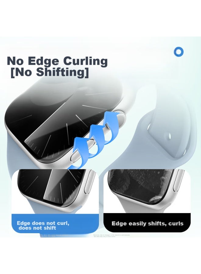 KOVOL Kewo Compatible With Apple S10 Watch Screen Protector, Apple Iwatch Protective Film, S10 Non-tempered Full Coverage Watch Film, 42mm Quick Apply Tool, High Definition, Anti-fingerprint | Special Offer Two-pack - Image 4