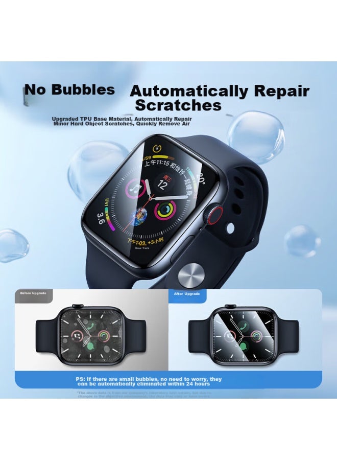 KOVOL Kewo Compatible With Apple S10 Watch Screen Protector, Apple Iwatch Protective Film, S10 Non-tempered Full Coverage Watch Film, 42mm Quick Apply Tool, High Definition, Anti-fingerprint | Special Offer Two-pack - Image 3