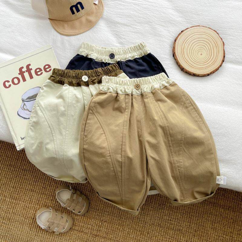 Versatile Baby Kids Solid Straight Pants 2026 Spring/Autumn - Image 4