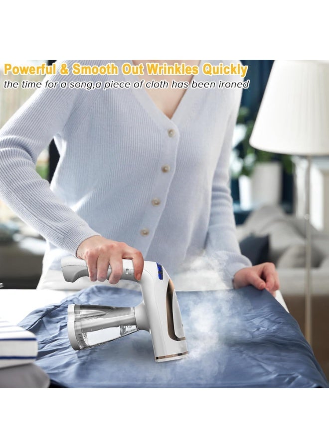 Bukela Portable Steam Iron, 1600W Steam Iron with 250ml Large Capacity Removable Water Tank, 30 Seconds Fast Heat-up, Auto Shut-off Steam Iron, Travel and Home Fabric Wrinkle Remover - Image 2