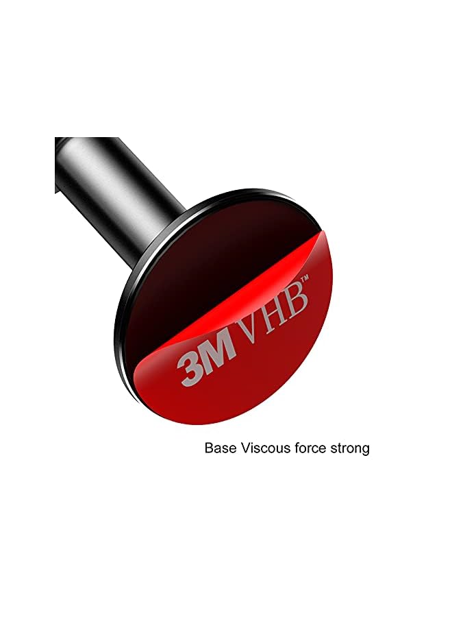 Baseus حامل مغناطيسي على متن السيارة أسود - Image 4