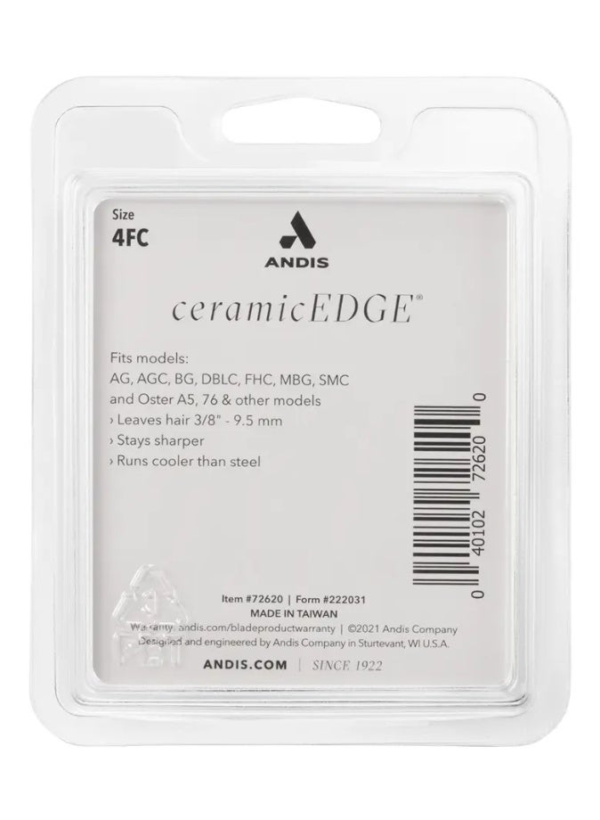 Andis Ceramic Edge® Finish Cut Blade - Size 4FC (9.5mm) - Image 4