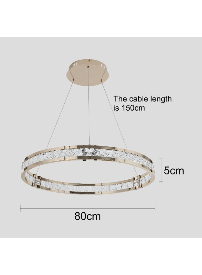 Hummer Modern golden chandelier with 3 60-watt lights - Image 3