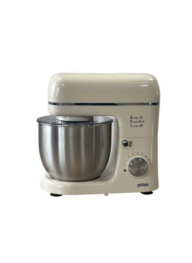 Prime Kitchen Machine 5L Stainless Steel Bowl 1300W Beige  - Image 2