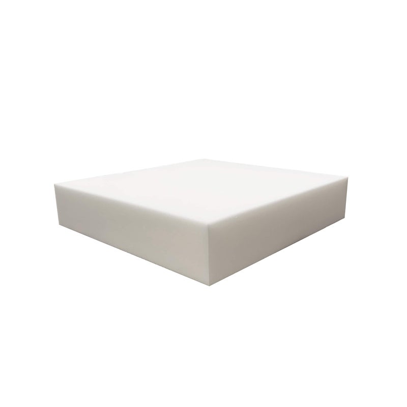FoamRush 6 x 25 x 25 Upholstery Foam High Density Firm Soft Support Chair Cushion Square Foam for Dining Chairs Wheelchair Seat Cushion Replacement