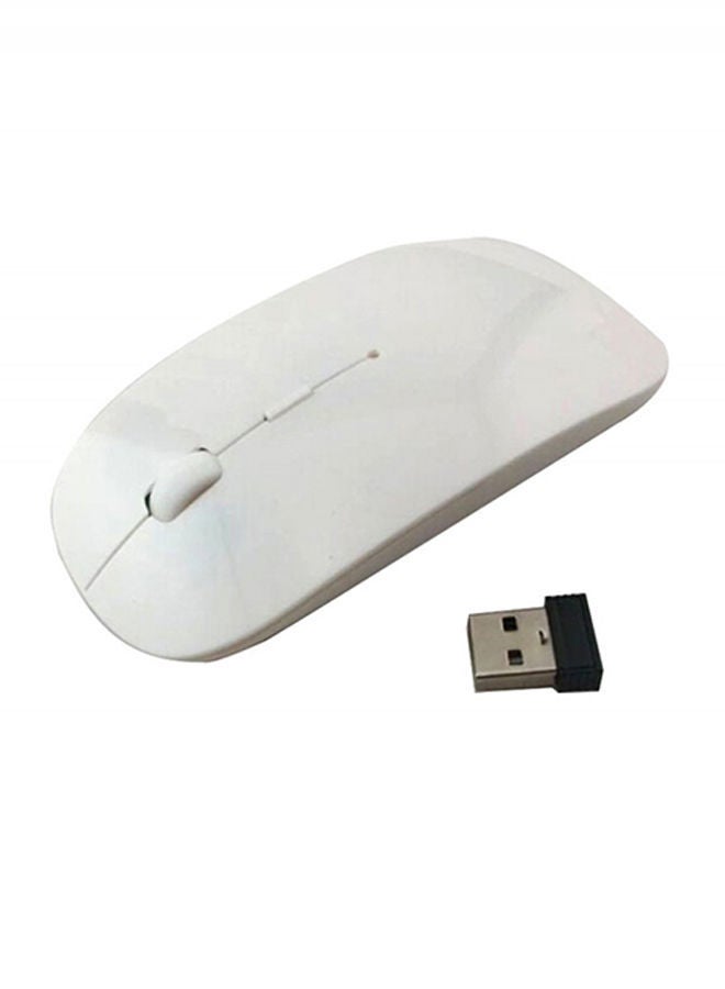 NIBEMINENT Wireless Mouse White/Grey 