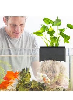 SYOSI Hanging Plant Holders,1PC Fish Tank Plant Holder Hanging, Aquarium Planter Aquatic Plant Pot Accessories for Potted Live Plants, and Aquascape Decorations  - Image 5